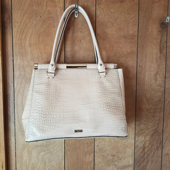 KATE SPADE NEW YORK Knightsbridge Constance Croc Embossed Leather Tote purse - Picture 6 of 11
